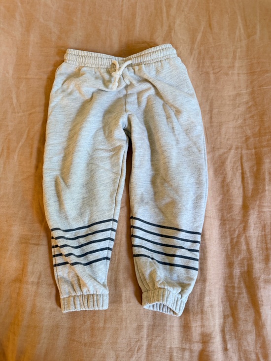 Childhoods Clothing Other - Childhood clothing Kids Light Gray Sweatpants with Black Calf Stripes